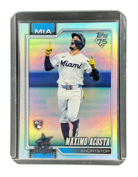 2026 Topps 75 Years Baseball Series 1 Maximo Acosta #172 Front