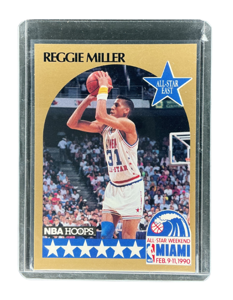 1990 NBA Hoops Reggie Miller All-Star East Miami #7
Front