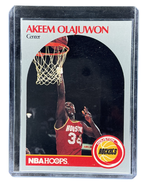 1990 NBA Hoops Sealed Pack Akeem Olajuwon Houston Rockets #127
Front