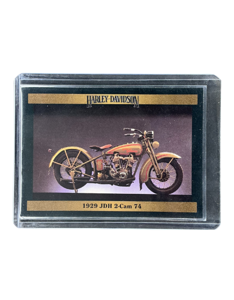 1992 Collect-A-Card Harley Davidson Series 2 1929 JDH 2-Cam 74 #122 Front