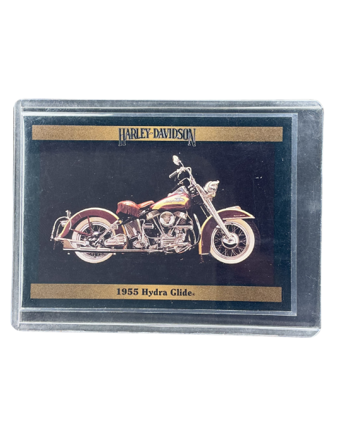 1992 Collect-A-Card Harley Davidson Series 2 1955 Hydra Glide #154 Front