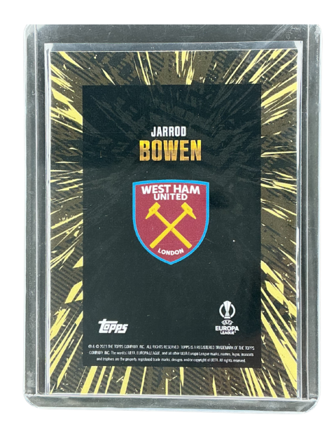 2023 Topps UEFA Club Competitions Jarrod Bowen Topps x Whip Back