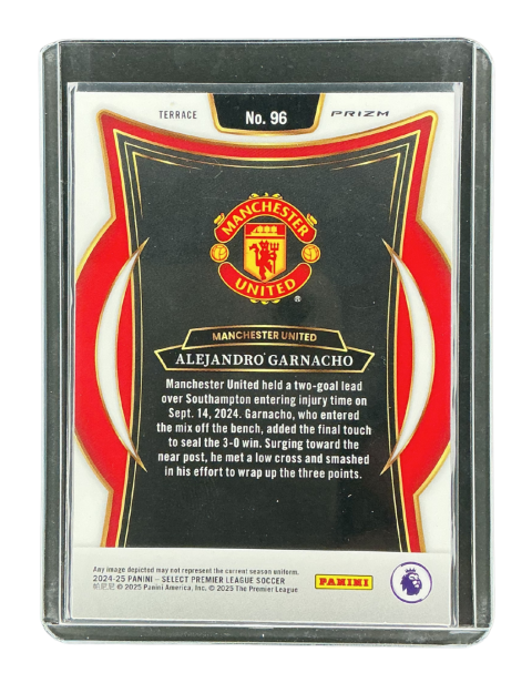 2024-25 Panini Select Premier League Rasmus Hojlund Manchester United #198 Back