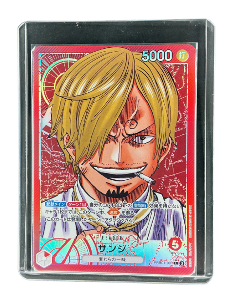 2024 One Piece Sanji Leader Alt Art #PRB01-001 front