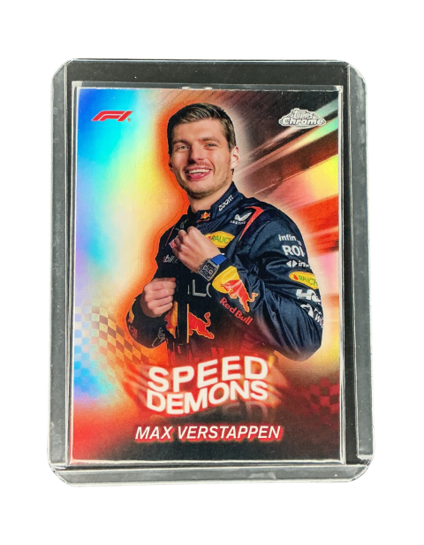 2024 Topps Chrome Formula 1 Max Verstappen Speed Demons #SD-1 Front