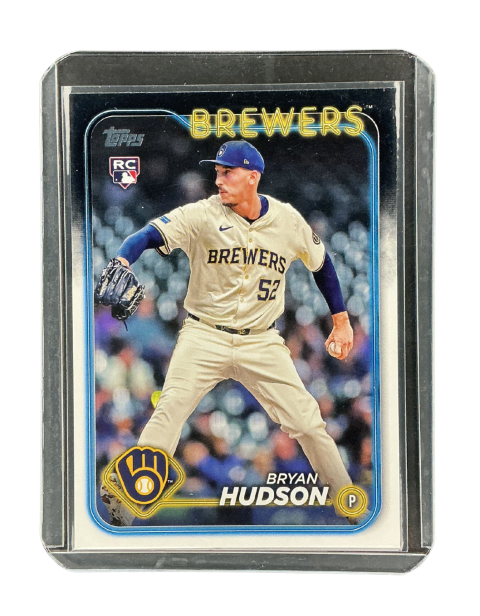 2024 Topps Chrome Update Bryan Hudson Brewers #US105 Front