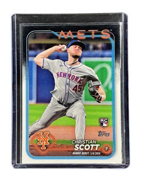 2024 Topps Chrome Update Christian Scott Rookie Mets #US253 Front