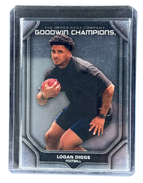 2024 Upper Deck Goodwin Champions Logan Diggs Football #P62 Front