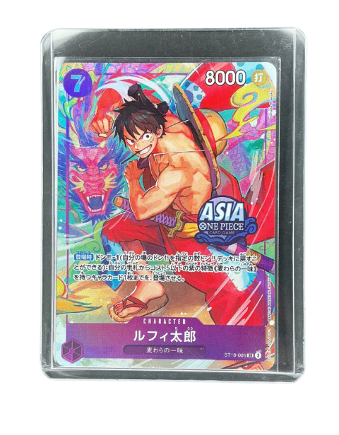 2025 One Piece Luffy Tarou SR Asia One Piece Card Game #ST18-005 Front