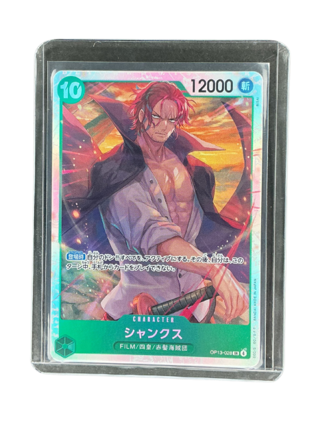2025 One Piece Shanks SR JP #OP13-028 Front