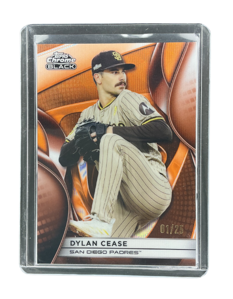 2025 Topps Chrome Black Dylan Chase San Diego Padres /25 #73 Front