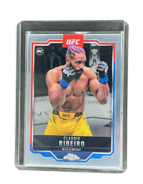 2025 Topps Chrome UFC Claudio Ribeiro RC Middleweight #16
Front