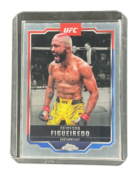2025 Topps Chrome UFC Deiveson Figueiredo Bantamweight #186
Front