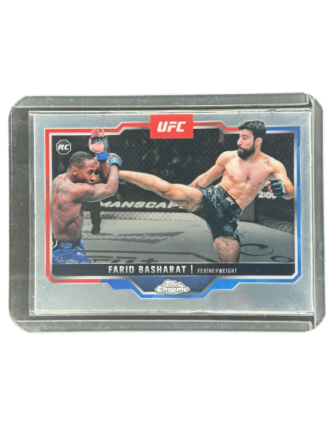 2025 Topps Chrome UFC Farid Basharat Featherweight #132
Front