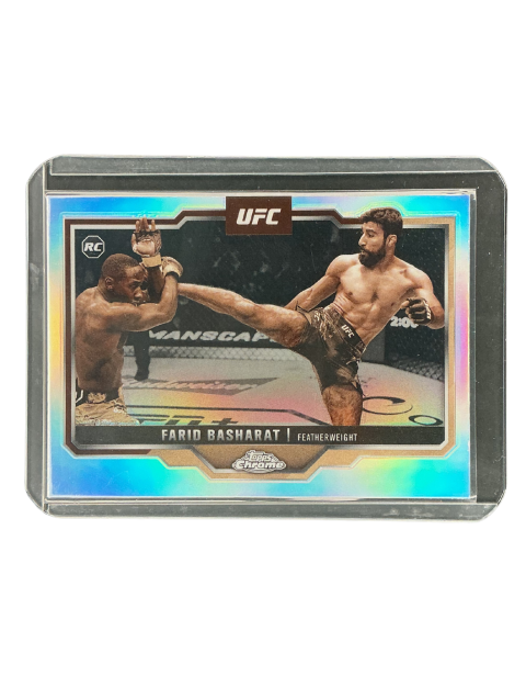 2025 Topps Chrome UFC Farid Basharat Featherweight #132
Front