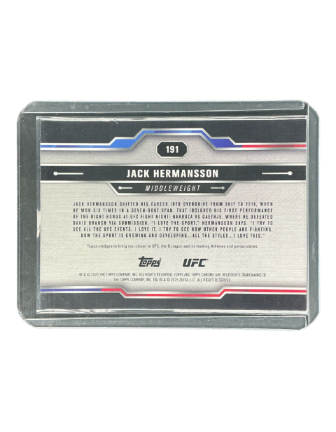 2025 Topps Chrome UFC Farid Basharat Featherweight #132
Backside