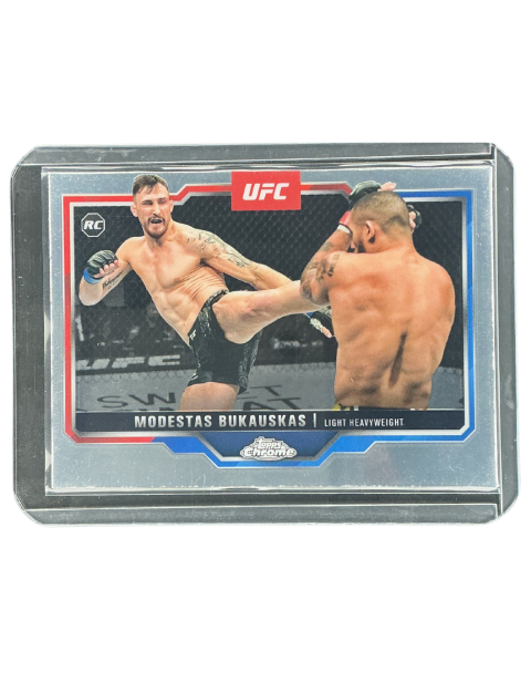 2025 Topps Chrome UFC Farid Basharat Featherweight #132
Front