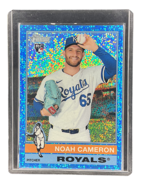 2025 Topps Heritage Noah Cameron RC Royals #625
Front