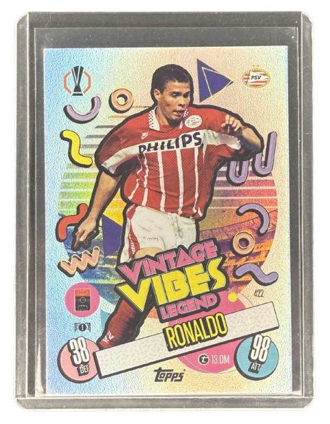 2025 Topps Match Attack Ronaldo Nazario Vintage Vibes #422 Front