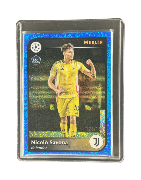 2025 Topps Merlin UEFA Nicolo Savona RC /150 #187
Front
