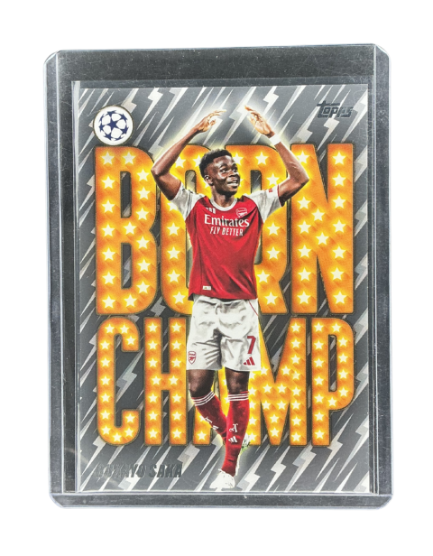 2026 Topps UEFA Bukayo Saka Born Champ #BC-1
Front