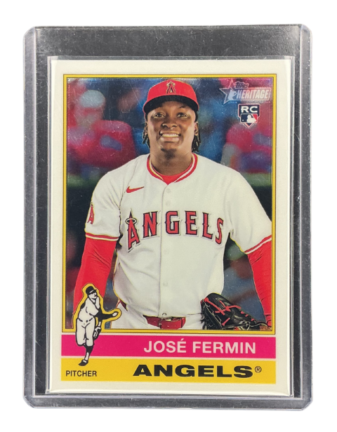 2025 Topps Heritage Jose Fermin Angels RC #526
Front