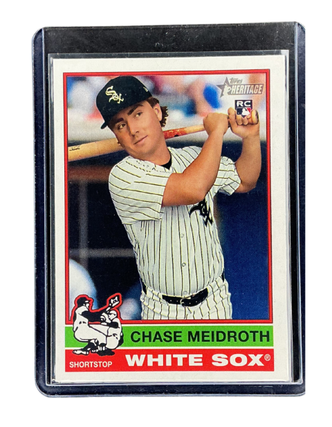 2025 Topps Heritage Chase Meidroth White Sox RC #671
Front