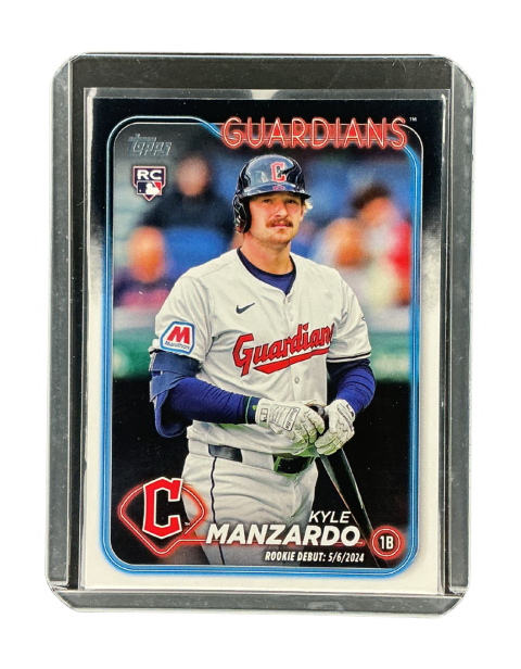 2024 Topps Chrome Update Kyle Manzardo Gurdians RC #US337 Front