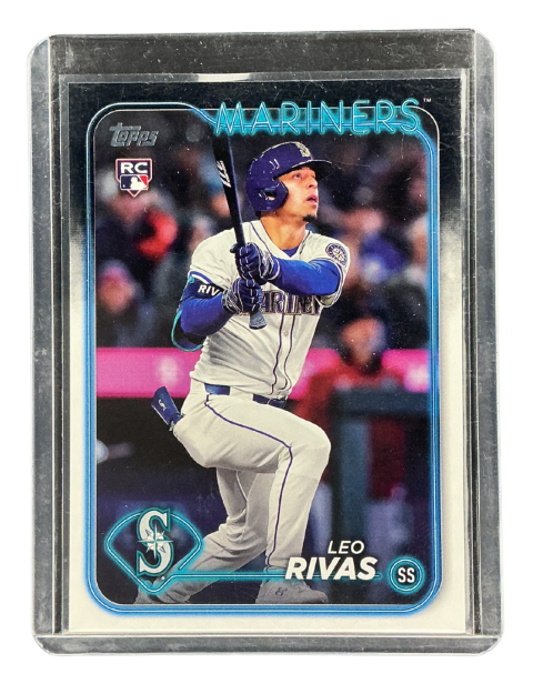 2024 Topps Chrome Update Leo Rivas Mariners #US279 Front