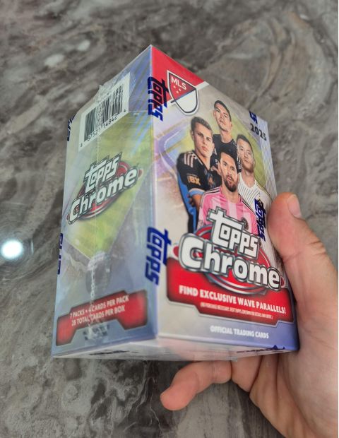 2025 Topps Chrome MLS Factory Sealed Blaster Sideway