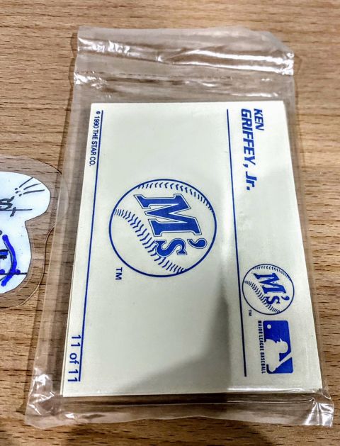 1990 Ken Griffey Jr Promo Sealed Back
