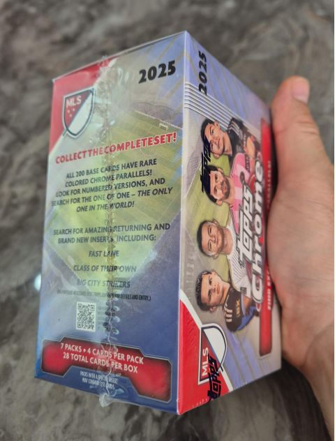 2025 Topps Chrome MLS Factory Sealed Blaster Box