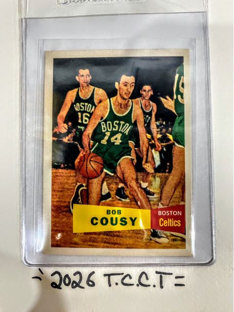 1996 Topps Bob Cousy #17 Front
