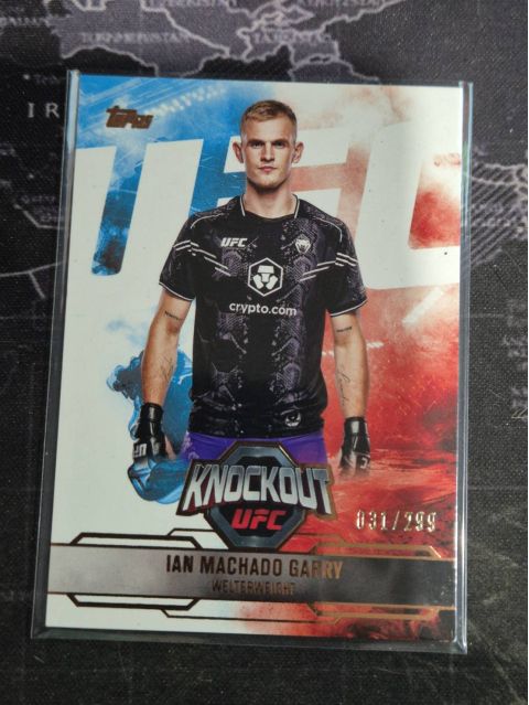 2025 Topps UFC Knockout Ian Machado Garry /299 #432025 Topps UFC Knockout Ian Machado Garry /299 #43