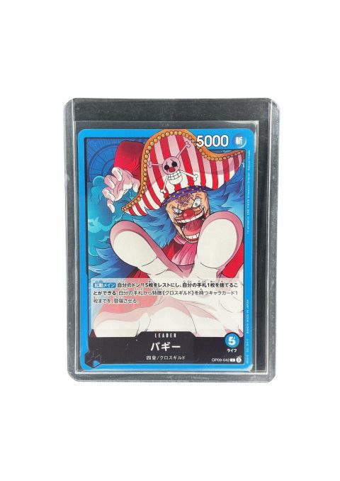 2025 One Piece Buggy Alt Art Leader #OP09-042 Front