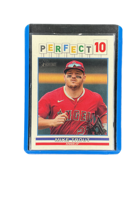 2025 Topps Heritage Mike Trout Perfect 10 #P10-6
Front