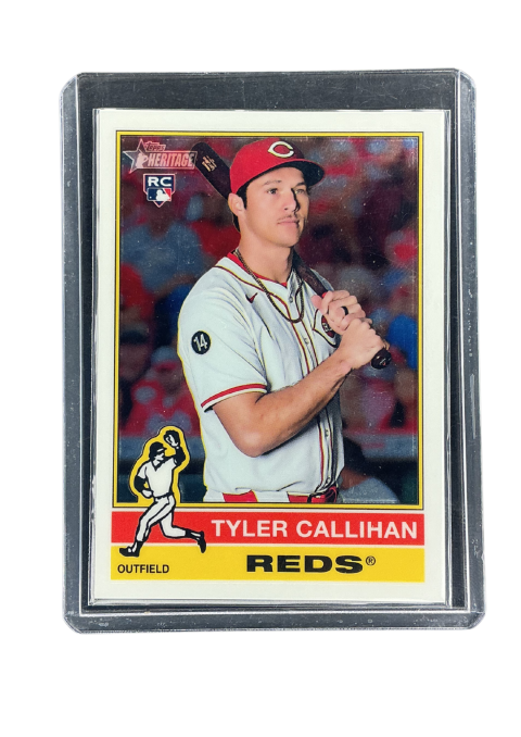 2025 Topps Heritage Tyler Callihan Chrome Refractor #603 Front