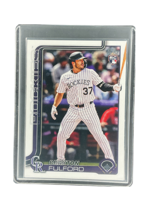 2025 Topps Update Series Braxston Fulford RC Colorado Rockies #US123