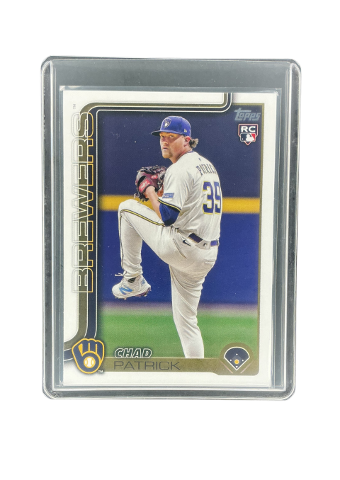 2025 Topps Update Series Chad Patrick RC Brewers #US307 Front
