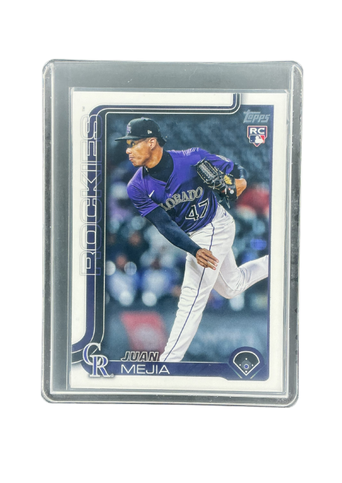 2025 Topps Update Series Juan Mejia RC Colorado Rockies #US285 Front