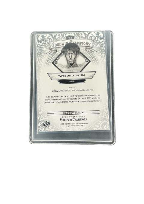 2025 Upper Deck Goodwin Champions Tatsuro Taira MMA #93 Back