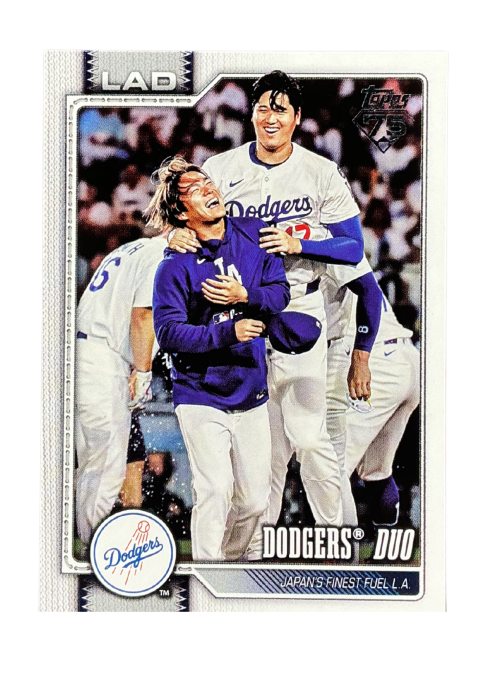 2026 Topps Series 1 Dodgers Duo #265 Front