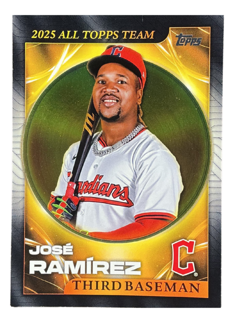 2026 Topps Series 1 Jose Ramirez 2025 All Topps Team Third Baseman #ATT-4
Front