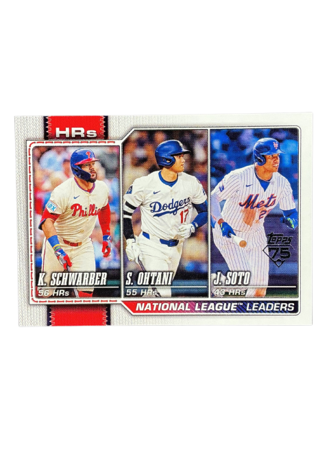 2026 Topps Series 1 K. Schwarber & S. Ohtani & J. Soto National League #84
Front