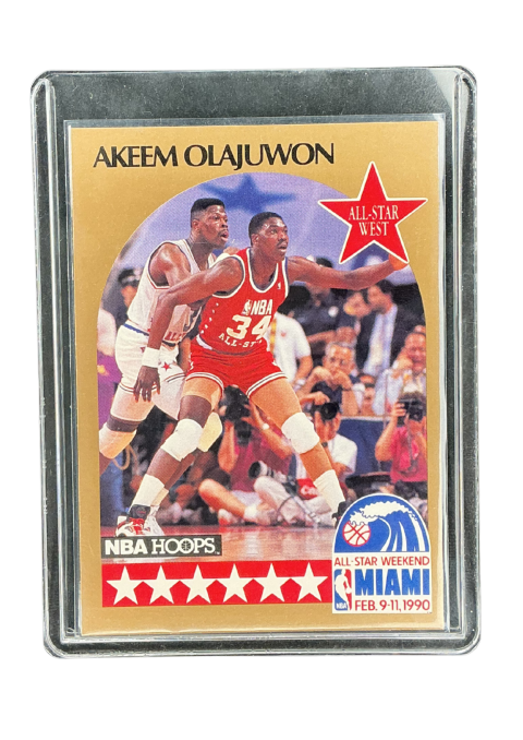 1990 NBA Hoops Akeem Olajuwon All-Star West #23
Front