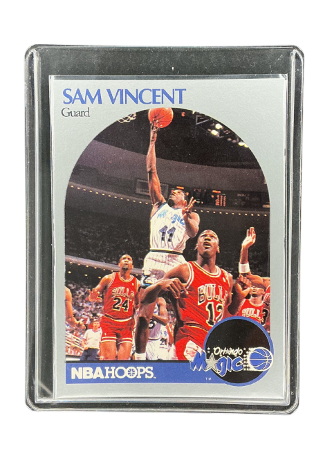 1990 NBA Hoops Sam Vincent #223 Front