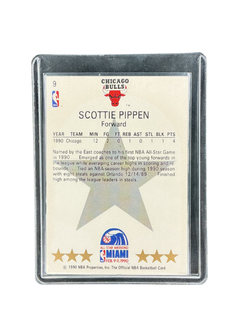 1990 NBA Hoops Scottie Pippen All-Star East #9
Back