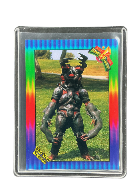 1995 Collect-A-Card Mighty Morphin Power Rangers Commander Crayfish The New Season #5 Front