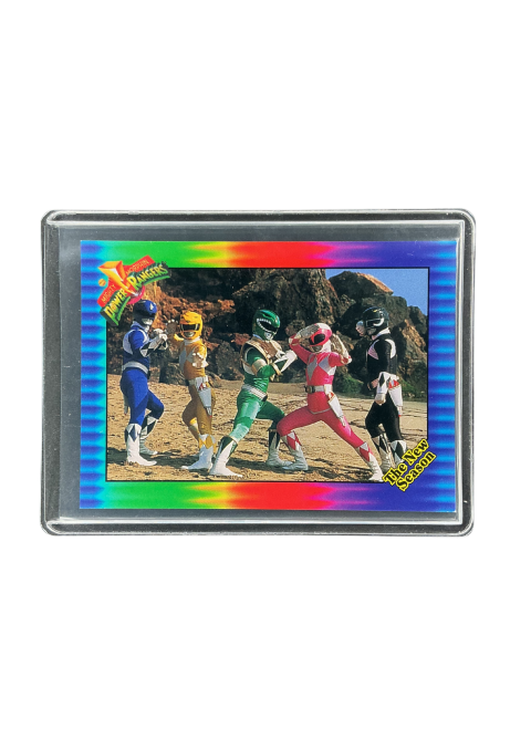 1995 Collect-A-Card Mighty Morphin Power Rangers Power Team The New Season #9 Front