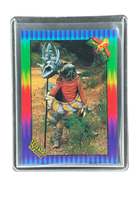1995 Collect-A-Card Mighty Morphin Power Rangers Turban Shell The New Season #1 Front